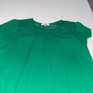 Green blouse